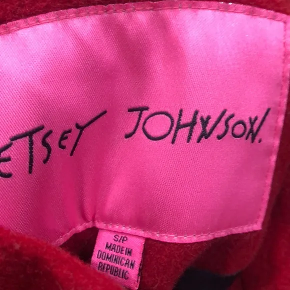 Betsey Johnson Red jacket - Image 5