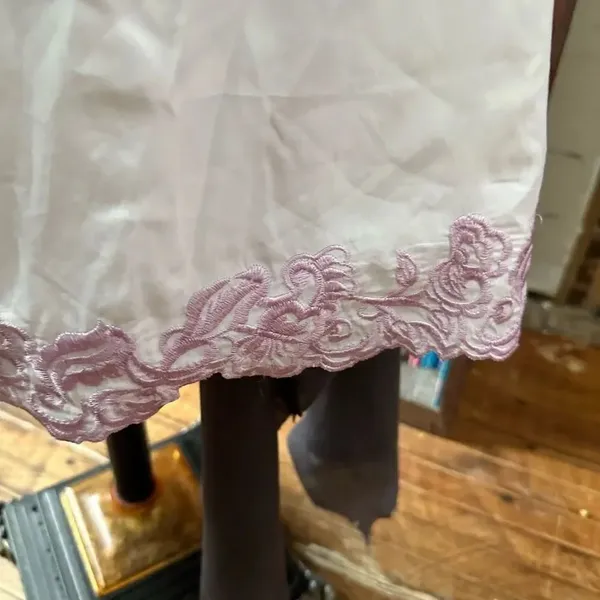 Sugarlips purple embroidered hippy boho white shift dress - Image 4