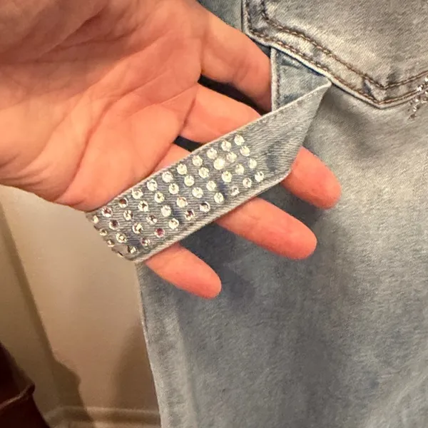 🛠️🛠️🛠️BOGOHO🛠️🛠️🛠️Juicy Couture Sky Blue Carpenter Jeans-Size 7/28 - Image 9