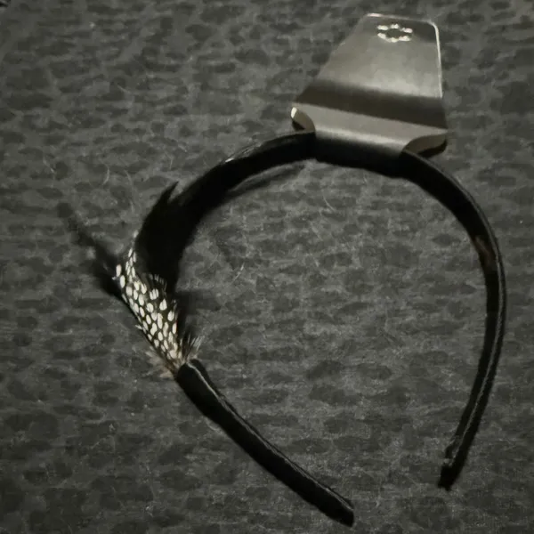 Black Feather Headband - Image 4