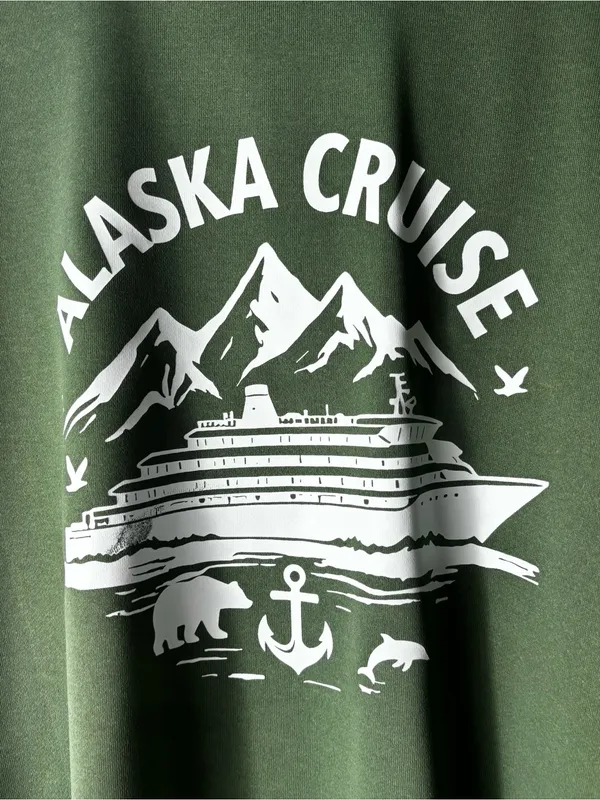 Alaska Cruise Graphic Sweatshirt Cruisin Together 2026 L - Image 3