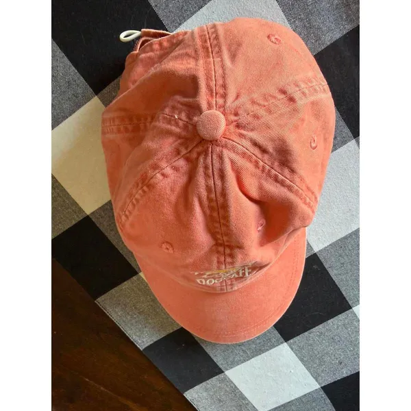 The Salty Dog Cafe Embroidered Orange Baseball Cap - Image 4