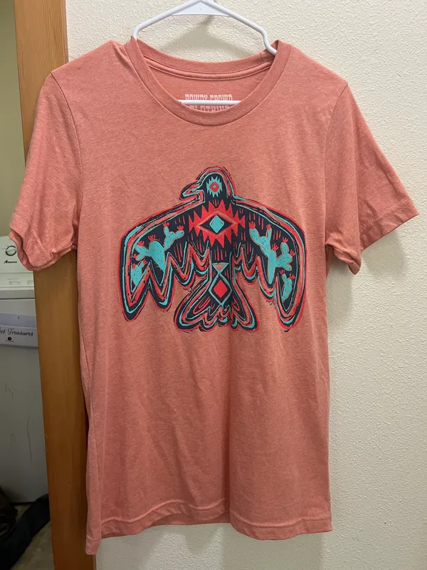 Rowdy Crowd Clothing Free Bird Aztec Western Graphic Tee - Image 2