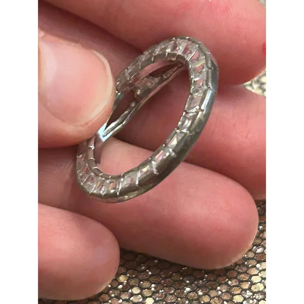 925 sterling silver pendant round circle g7 3.69g - Image 3