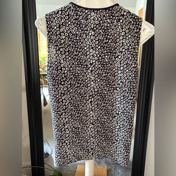 DIANE VON FURSTENBERG Sleeveless Draped Blouse - Image 2