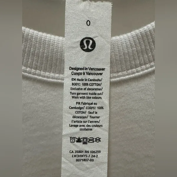 LULULEMON Pride T-Shirt size 0 white - Image 10