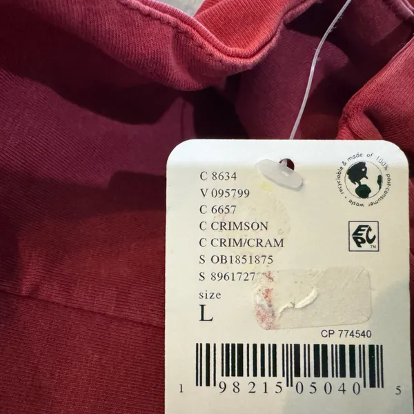 Free People Inbound Onesie crimson red size large NWT - Image 9