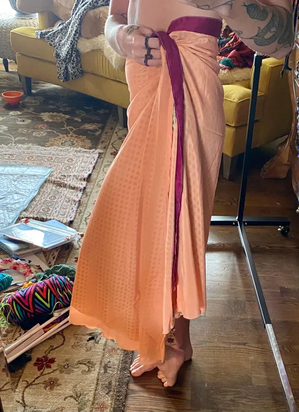 Wrap Around Bohemian Hippie Skirt Unique - Image 2