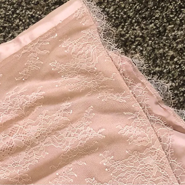 XL Sleep Shorts Victoria’s Secret Lace Silky Mauve New NWT - Image 2