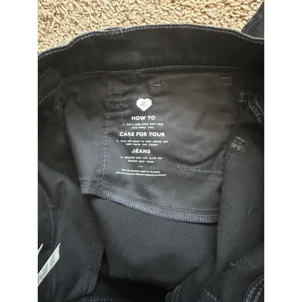 Madewell 10” High-Rise Skinny Jeans Women’s 28T Black Stretch Denim - Image 7