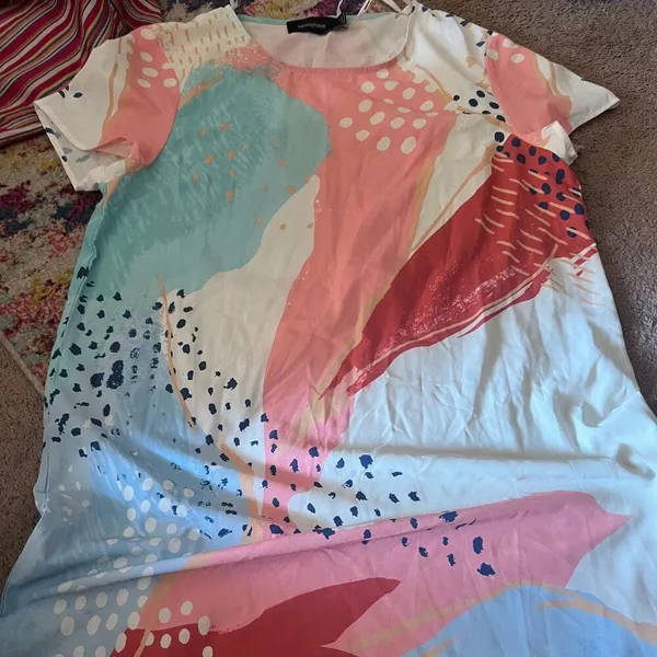 Minkpink Calm Bliss Shift Dress‎ Sz L - Image 6
