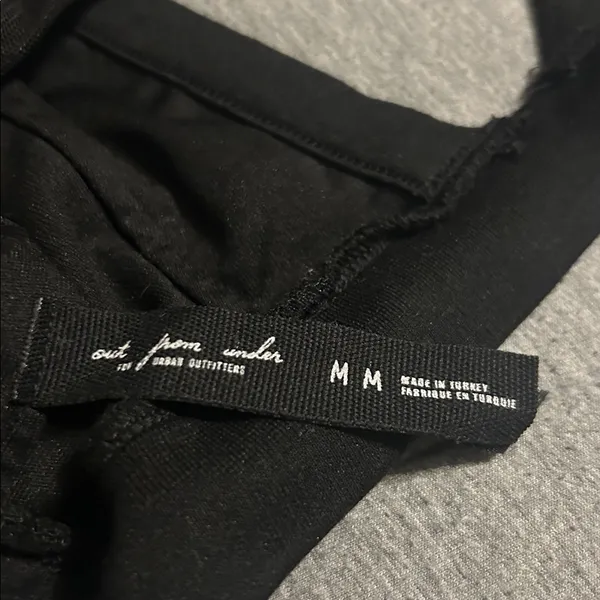 Urban Outfitters Black Bralette Size M - Image 3