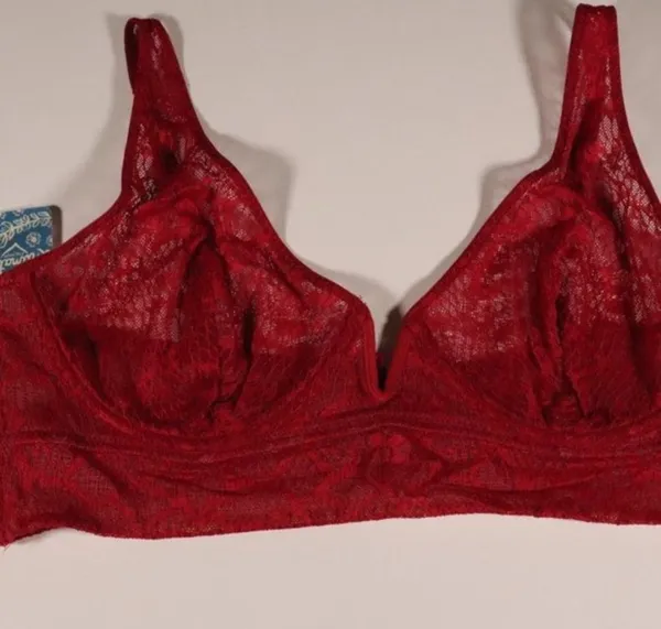 NWT free people tameeka bra in size large shade berry electric - Image 2
