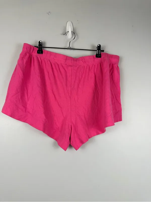LAKE Pointelle Pajama Shorts Set in Petunia Pink Womens XXL PJs Loungewear - Image 7