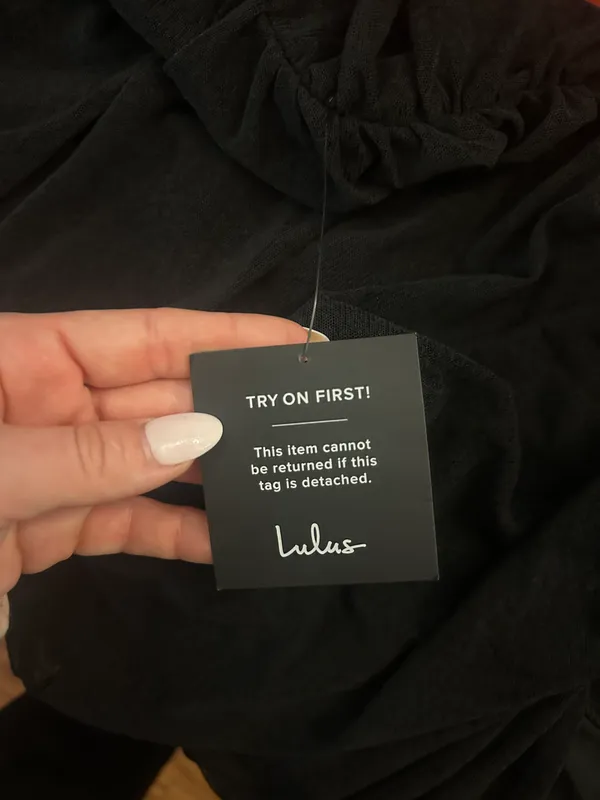 Lulus Black Mini Dress - Image 7