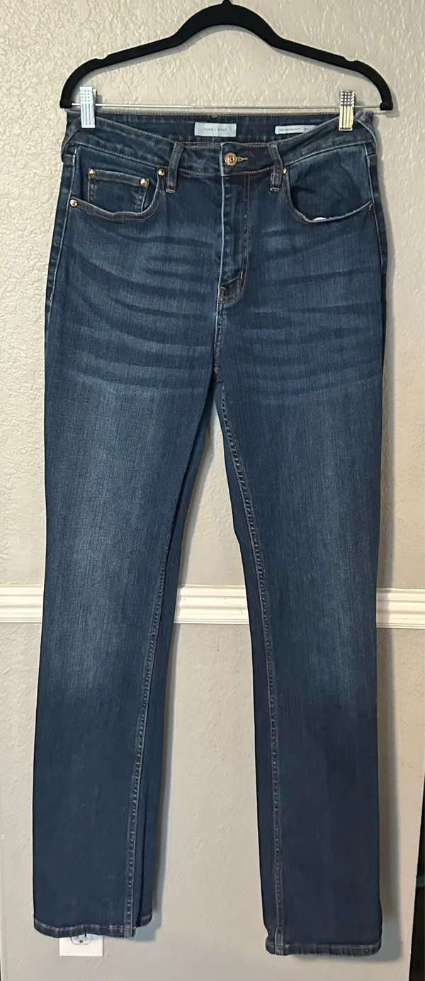 Cleo + Wolf High Rise Bootcut Jeans Blue Size 31 - Image 3
