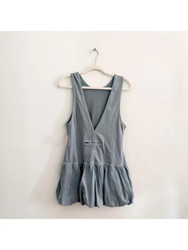 Free People Movement Hot Shot Bubble Mini Dress in Summer Storm - Image 5