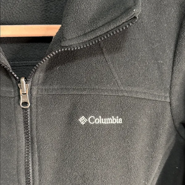 Columbia‎ Full Zip Fleece Jacket Women's Size M Black Gorpcore Outdoors - Image 3