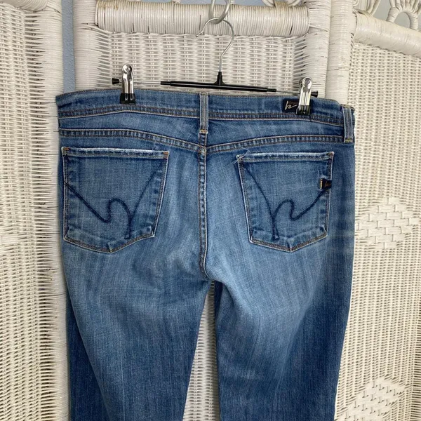 Vintage Y2K Citizens of Humanity Ingrid 002 Low Rise Flare Jeans 31 - Image 9