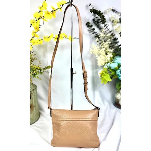 Kate Spade Jackson Street Gabriele Pebbled Leather Crossbody Brown - Image 8