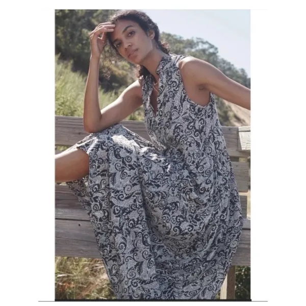 Anthropologie NWT Maeve Marya Tiered Maxi Dress Size XS - Image 4