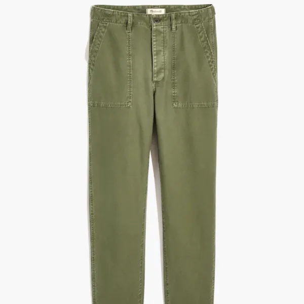 Madewell Olive Green Cargo Pants - Image 3