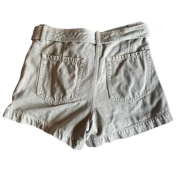 Banana Republic High-Rise Pleated 4" Jean Short‎ Sz 30 - Image 4