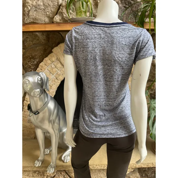 Touch by Alyssa Milano Denver Broncos Gray Short Sleeve Shirt Women's Size M - Image 4