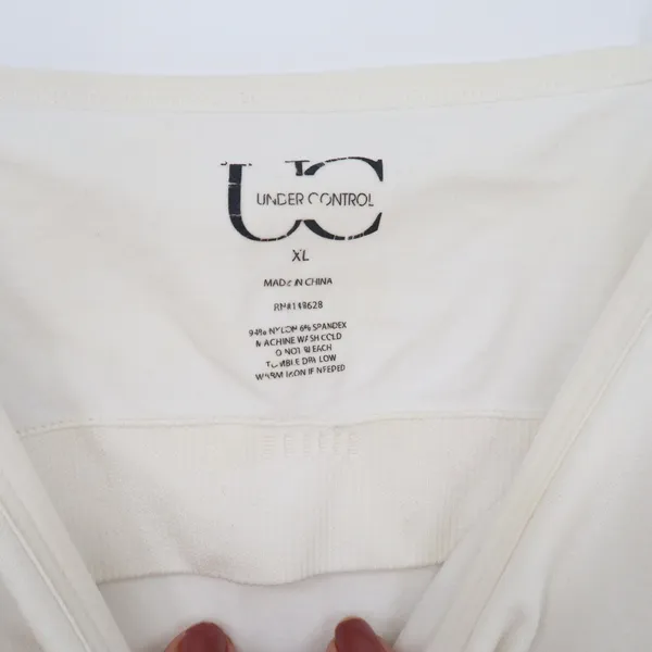 Under Control Nursing Camisole Womens XL Maternity Ivory Clip Down Straps Good - Image 2