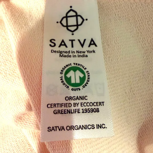 Satva Movement Sarana Embroidered‎ Blossom Sweatshirt Women's Medium Blush Yoga - Image 14