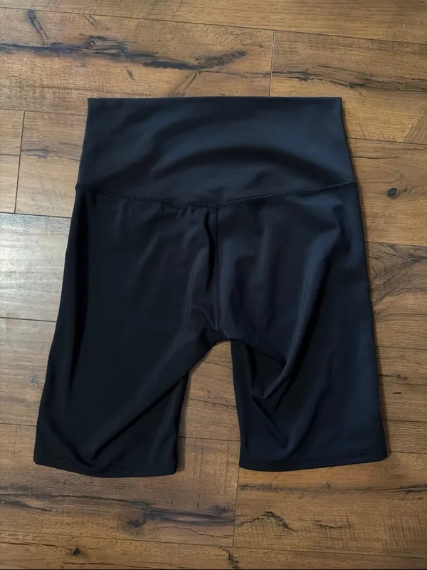 Zenana Black High-Waist Bike Shorts - Image 3