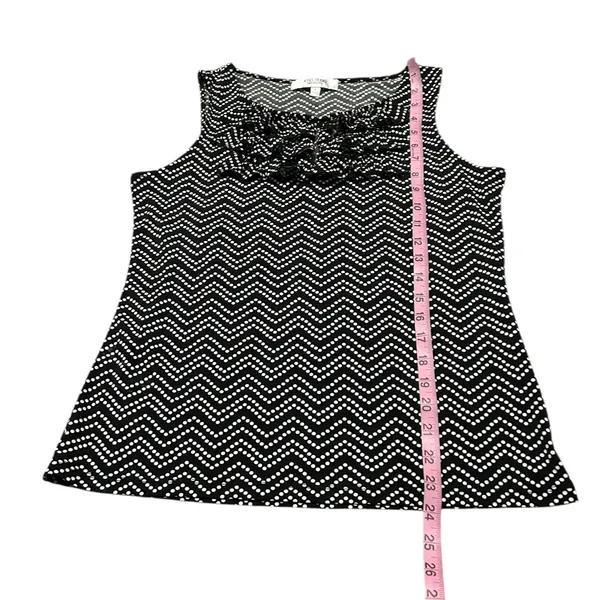 JONES STUDIO stretchy polkadot tank - Image 3