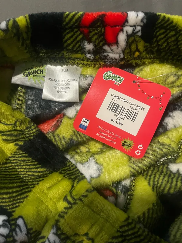 Christmas grinch lounge pajama pants - Image 3