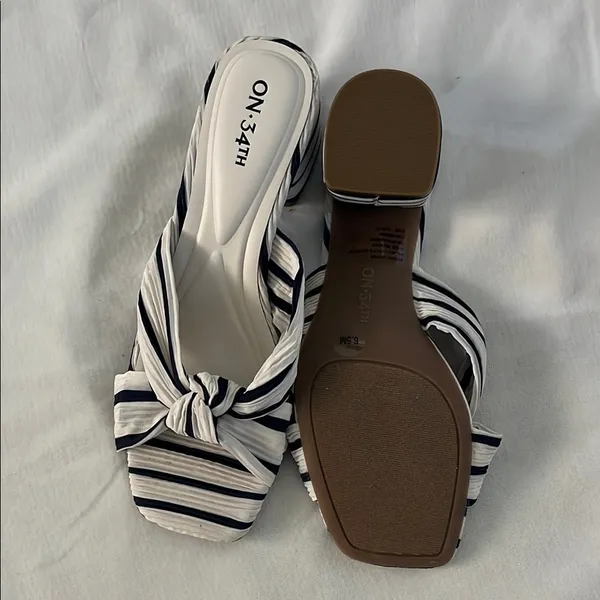 ON 34TH Striped Knot Slide Sandals – Size 6.5 - Image 4