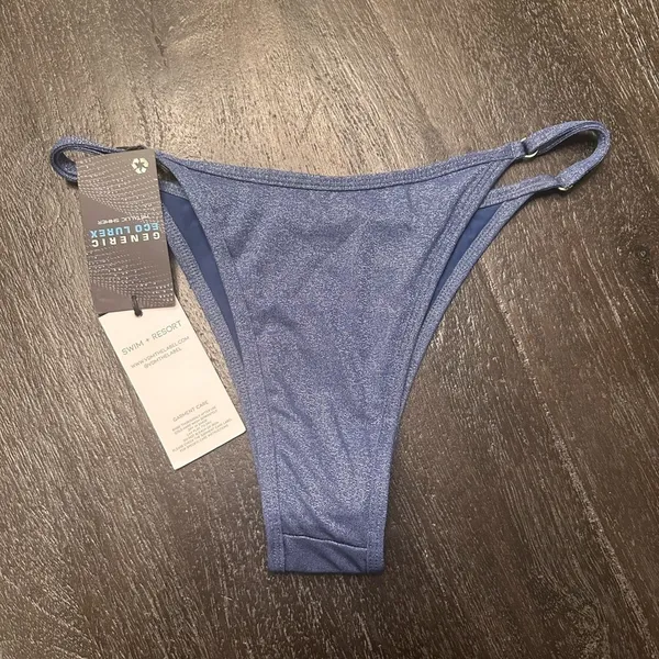 VDM Bella Reversible‎ Bikini Bottom in Blue - Image 4