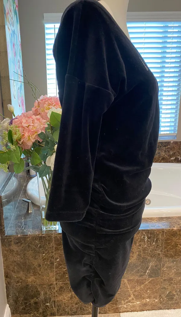 Logo Velour Dress - Image 2