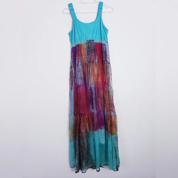 Anthropologie Lola P. Boho Tie Dye Maxi - Image 5
