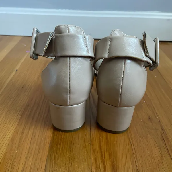 Nude Block Heel Sandal 9 Minimal Neutral Wedding Dance Floor 2" Mari A Mattie2 - Image 12