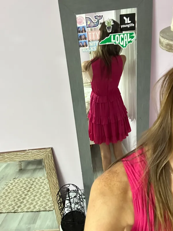 pink boutique mini dress - Image 2