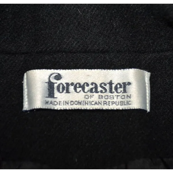 Vintage Forecaster Ladies 9/10 Black Pure Wool Blazer Jacket Career Academia - Image 8