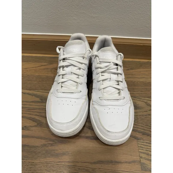 Adidas Womens Hoops 3.0 GW3036 White Casual Shoes Sneakers‎ Size 8 - Image 3