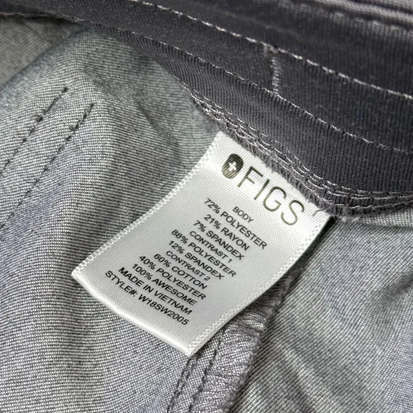 FIGS Womens Zamora Jogger Scrub Pants Size Small Gray PO# 1518 - Image 12