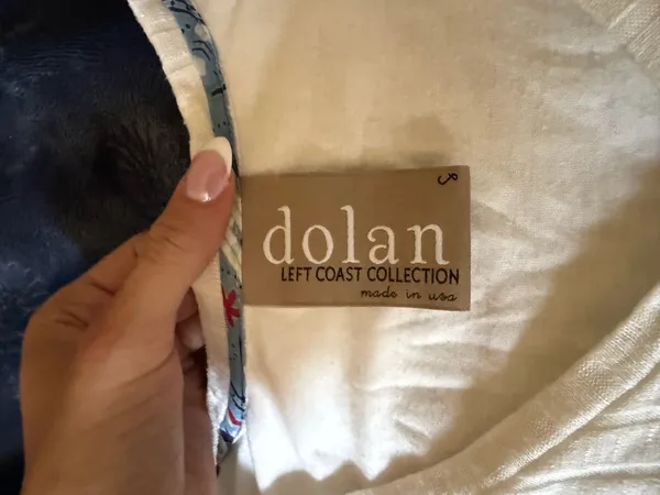 Dolan Anthropologie Dress Left Coast Ribbed Cream Small - Image 4
