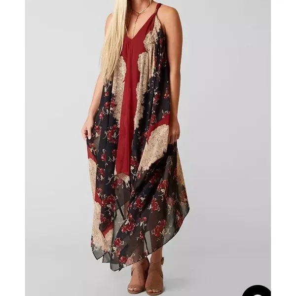 Gimmicks by BKE ASYMMETRICAL MAXI DRESS SZ‎ S - Image 4