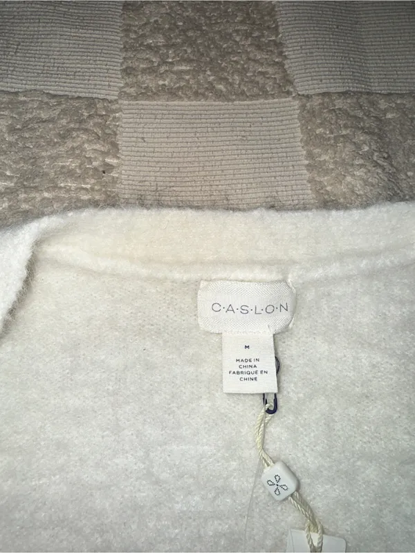 NWT Caslon Alpaca Blend Cardigan size M - Image 2