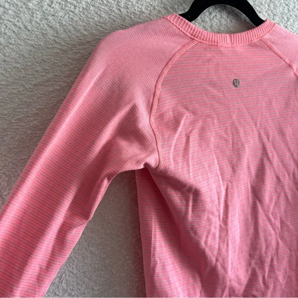 Lululemon‎ Women’s Pink Swiftly Tech Long Sleeve Size 6 - Image 13