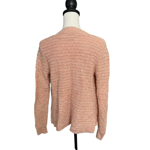 Ann Taylor Loft Pink Cardigan Size Small - Image 3