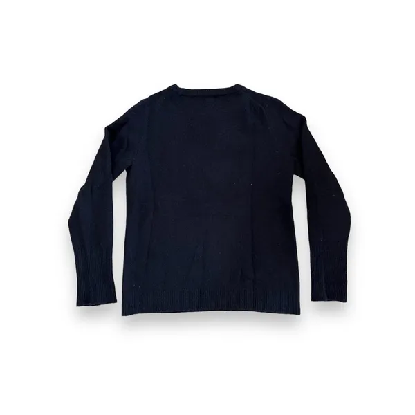 GUC J. CREW Bliss Wool Blend Navy Sweater - Image 3
