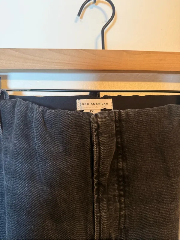 Good American‎ Wide Leg Pull-On Jeans - Image 3