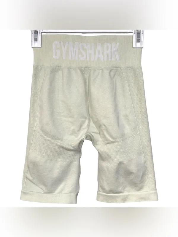 Gymshark Light Mint Green Knit Stretch Shorts Size Medium Womens - Image 5